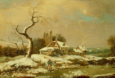 Snowy Landscape by John Cranch